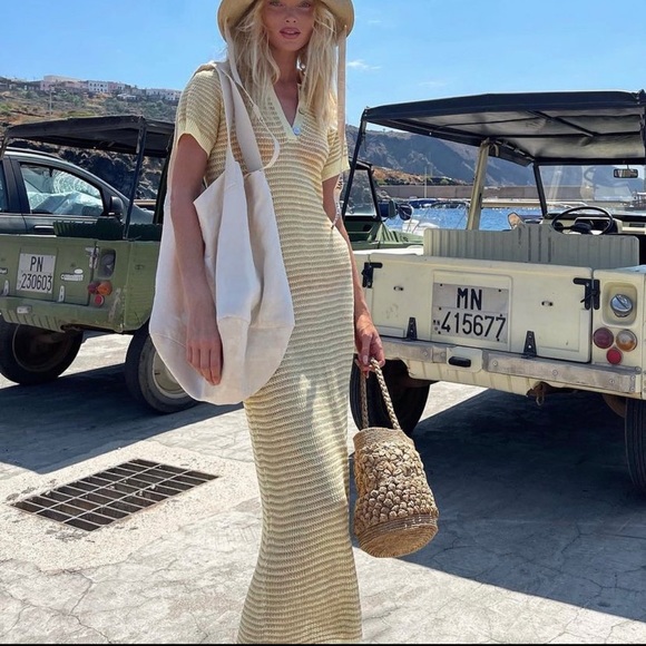 NWT Calle Del Mar Ribbed Pant in Chocolate - Picture 14 of 15